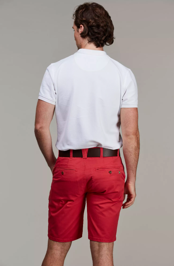 CLASSIC CHINO SHORTS SOFT RED