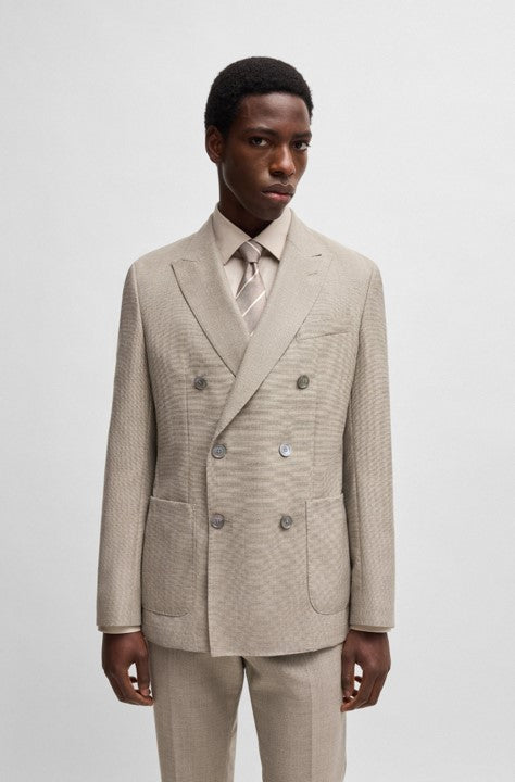 HUGE DB BLAZER IN PATTERNED WOOL