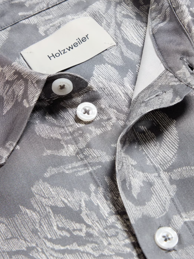 PERRY GREY MIX PRINT SHIRT