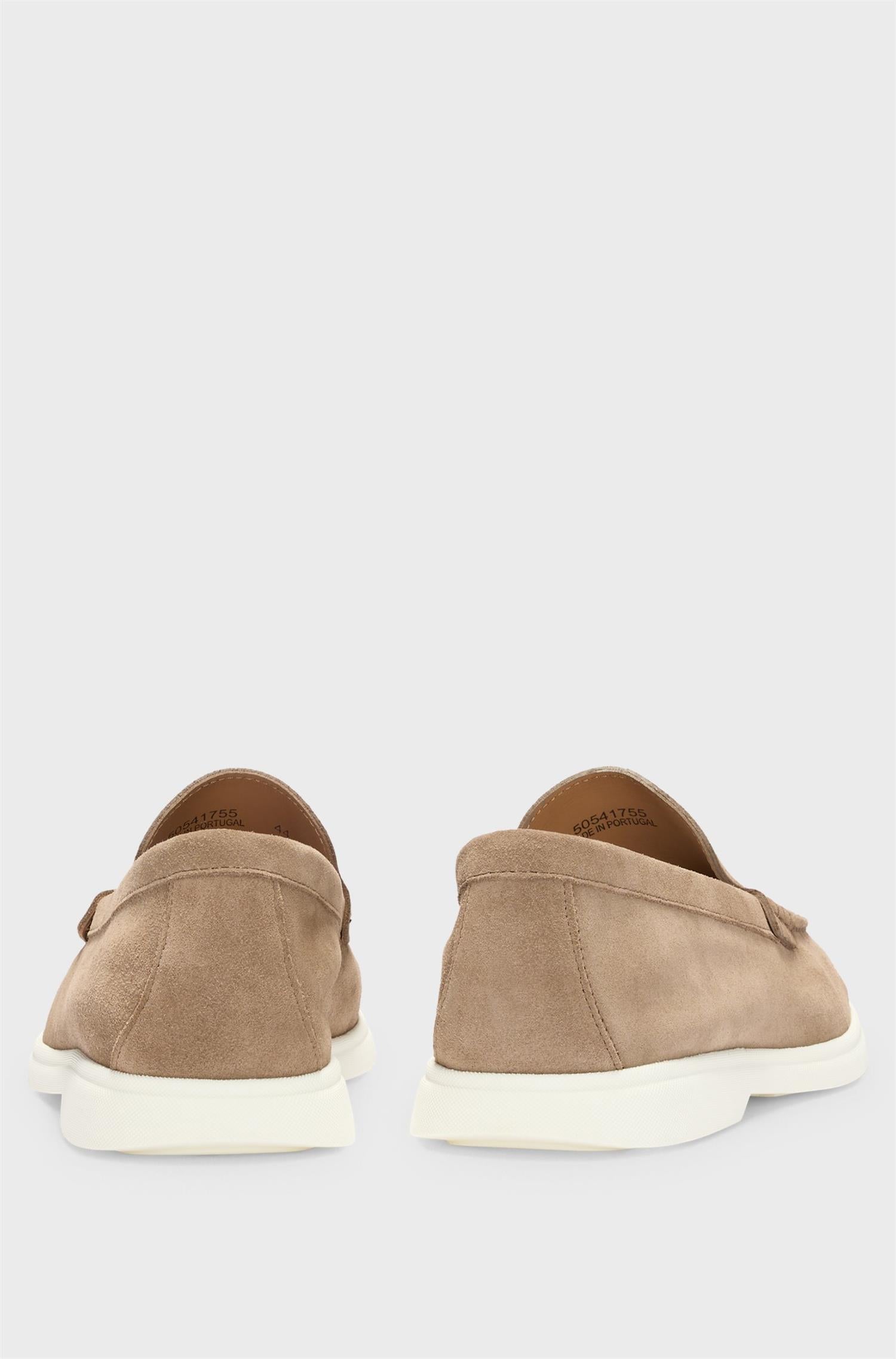 SIENNE BEIGE SUEDE LOAFERS