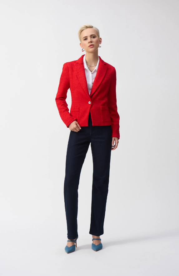 Bouclé Fitted Blazer