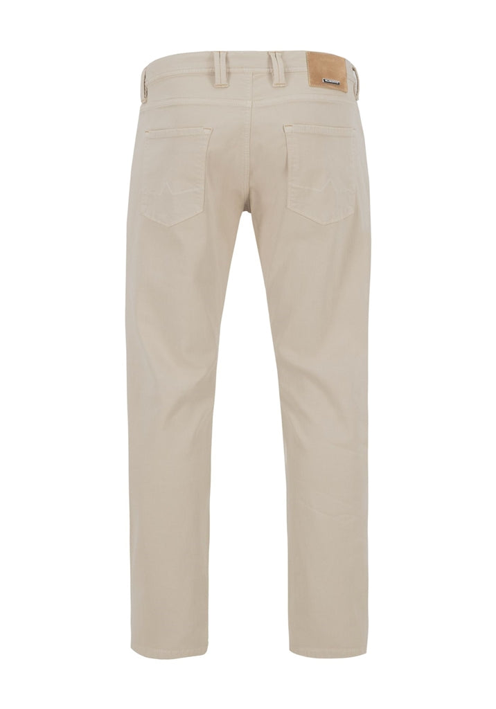 PIPE SUPERSTRETCH COLOURED DENIM LIGHT BEIGE