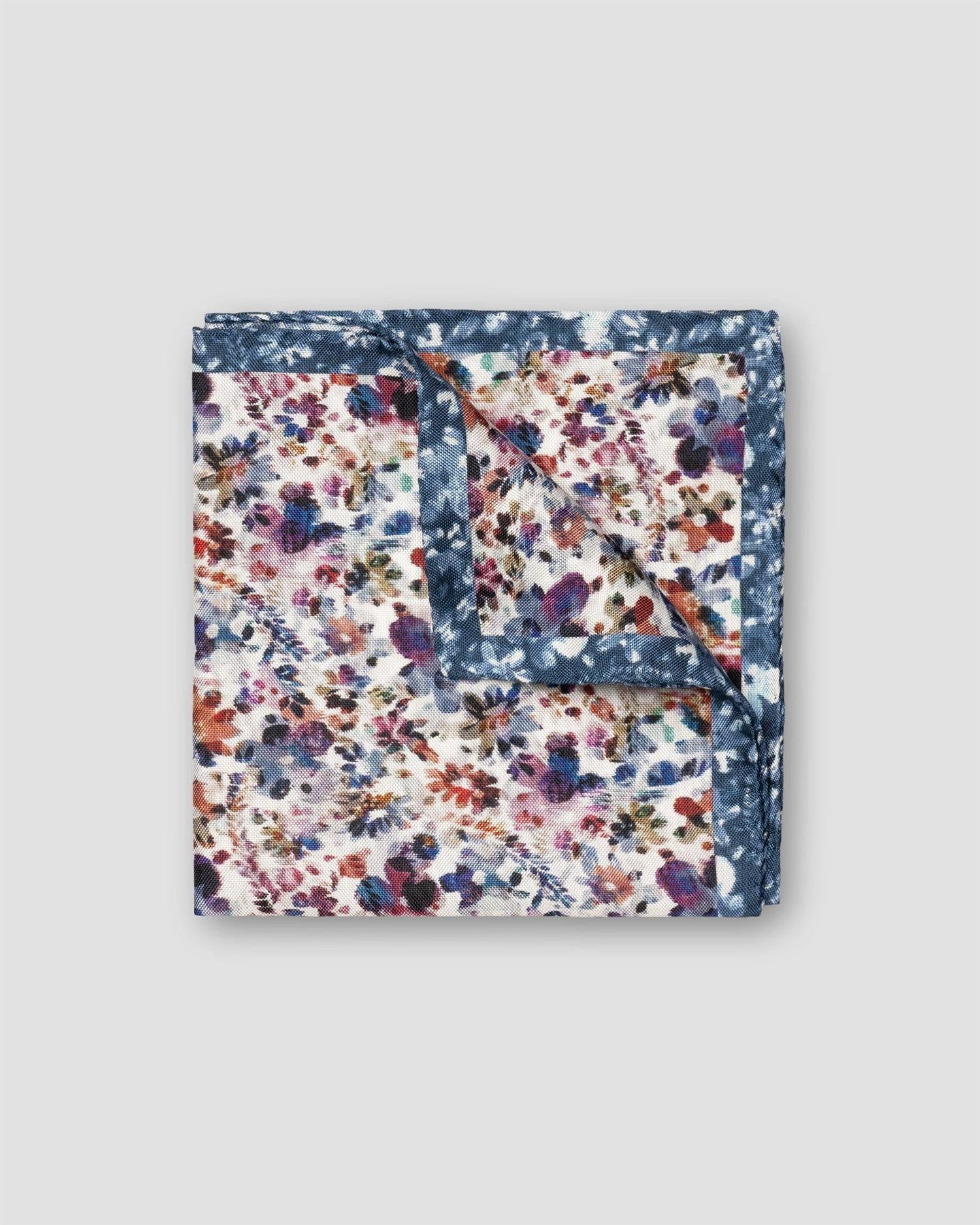 Multi Floral Silk Pocket Square