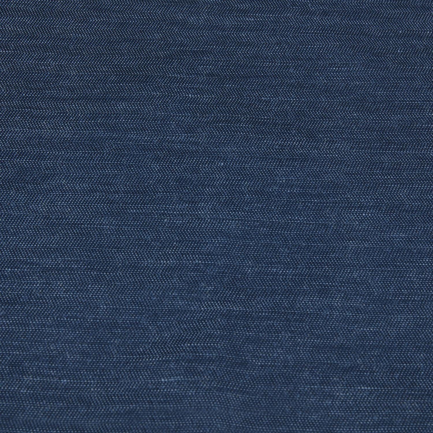 BLUE SILK / COTTON HANKIE