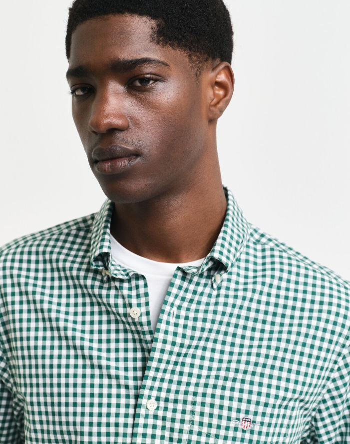 REG CLASSIC POPLIN GINGHAM SHIRT AW24