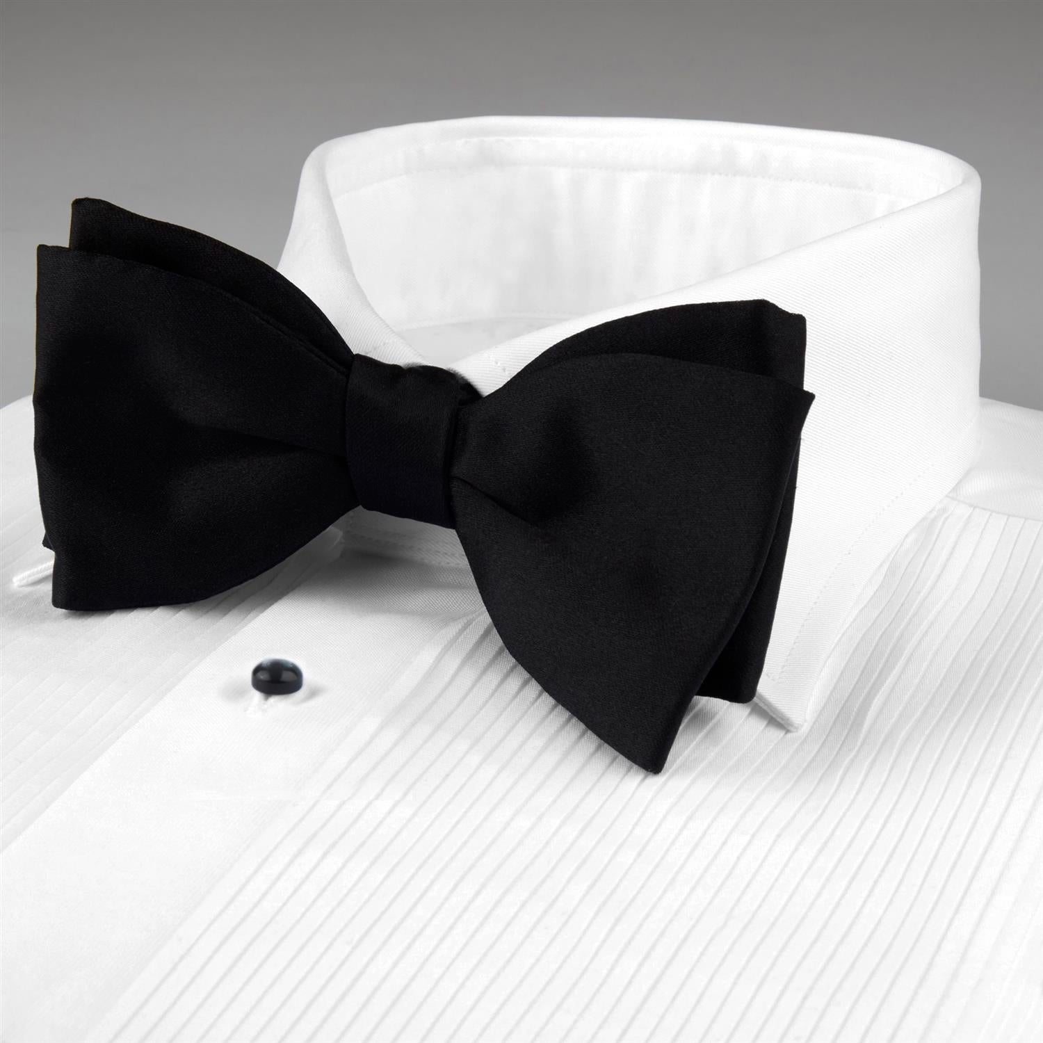 WHITE TUXEDO SHIRT, FRENCH CUFFS SLIMLINE