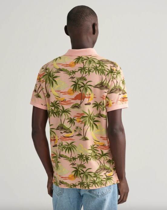 HAWAII PRINT SS POLO